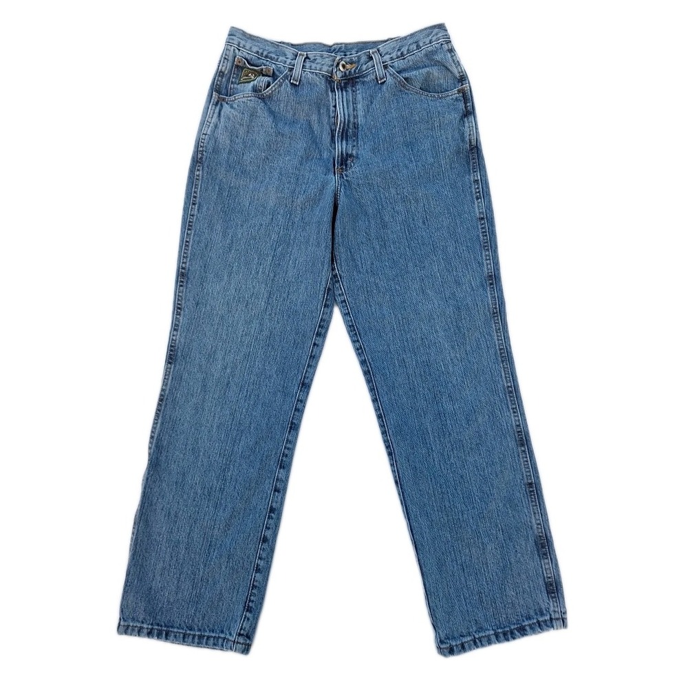 Cinch Jeans‎ Men 33x30 Green Label Relaxed Fit Blue Denim Cowboy Chore